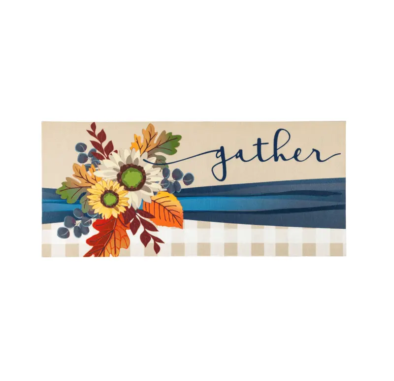 Fall Floral Gather Sassafrass Switch Mat by Evergreen