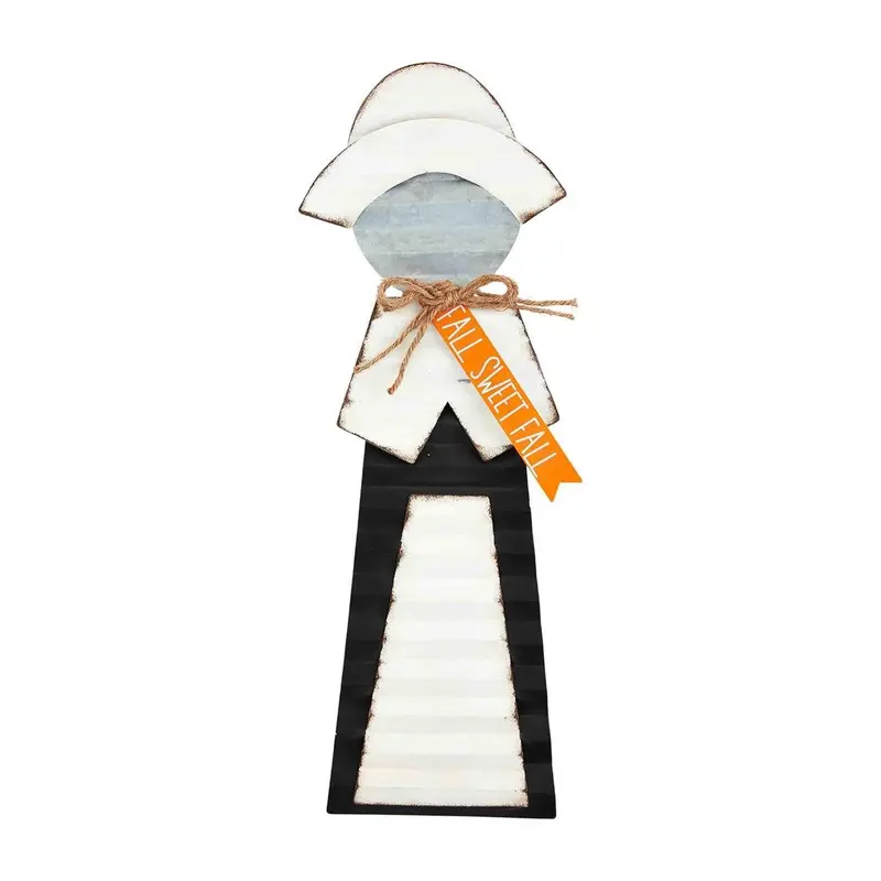 Fall Pilgrim Easel Decor by Mudpie