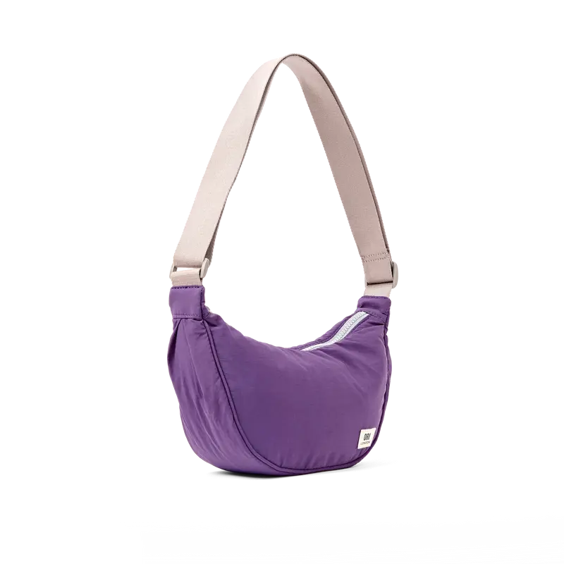 Farringdon Half Moon Bag in Gothic Grape