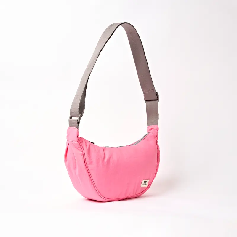Farringdon Half Moon Bag in Pink Lemonade