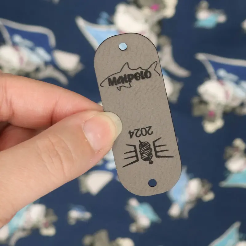 Faux Leather Tag for Malpelo Island