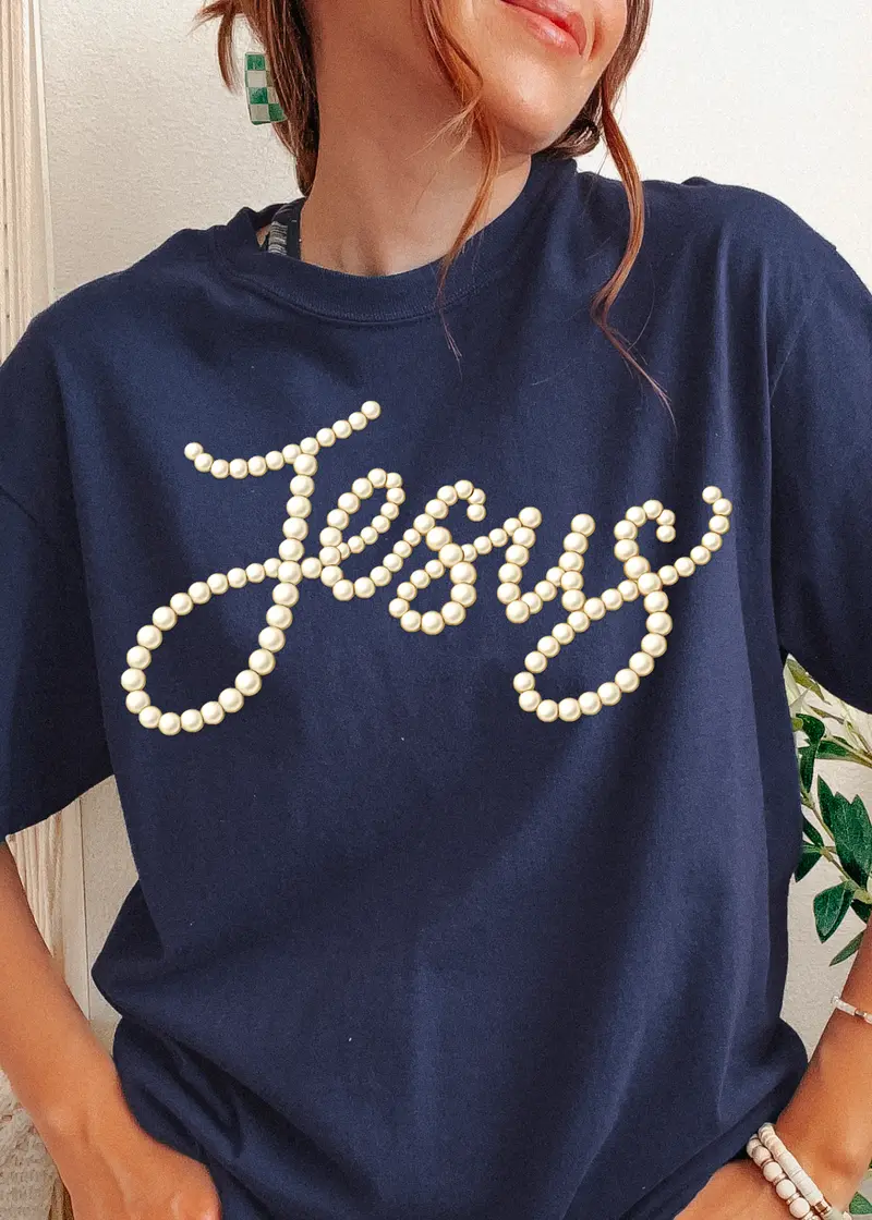 Faux Pearl Jesus