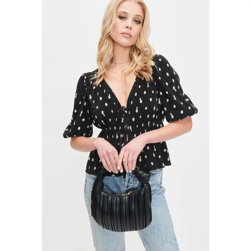 Fawna - Pleated Crossbody