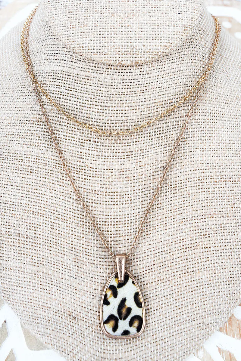 Fierce Fan Goldtone Layered Necklace