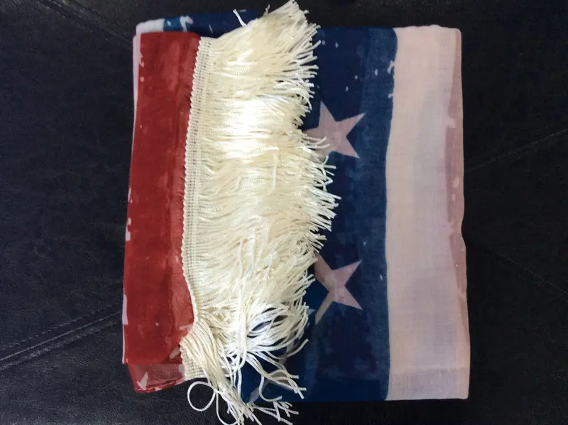 Flag Poncho Square
