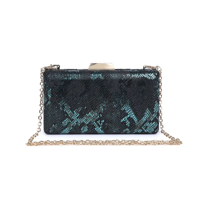 Flora Snake Evening Bag