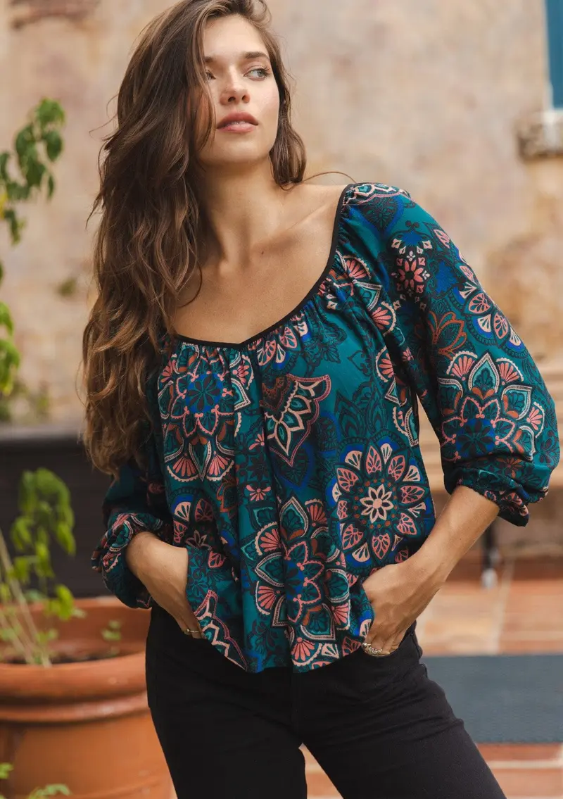 Floral Prism Blouse