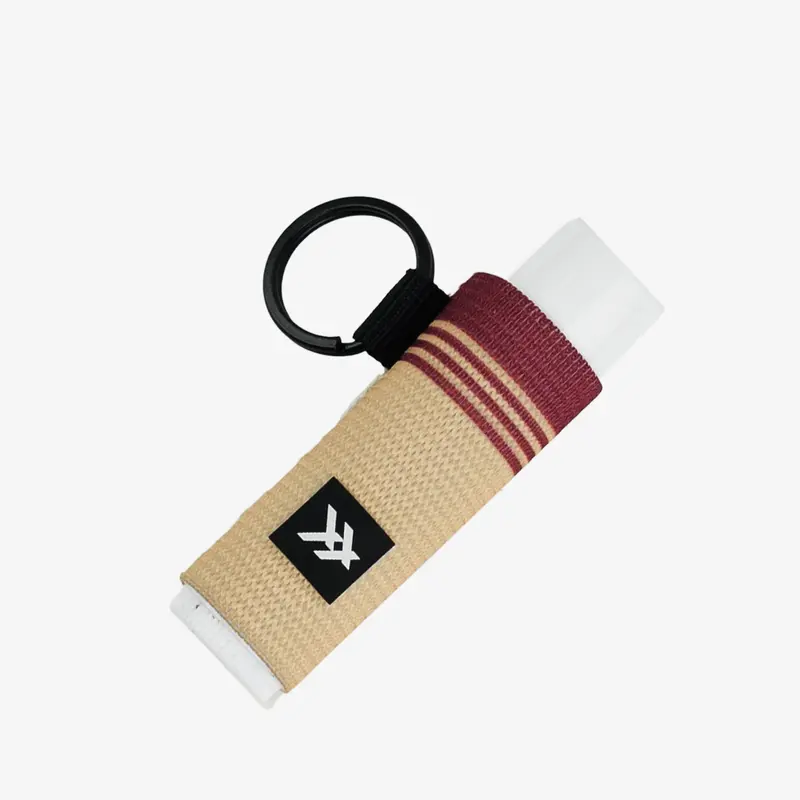 Florida State Stripe - Chapstick Holder Keychain