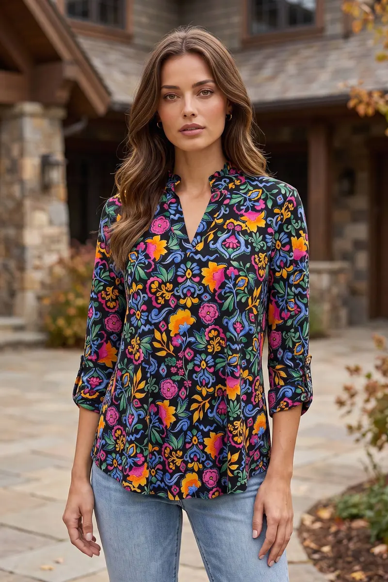 Flower Market Treasures Top