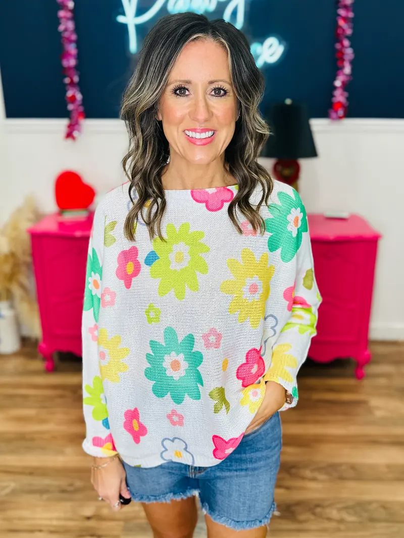 Flower Parade Top - FINAL SALE