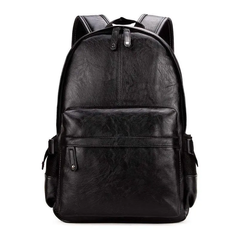 FR Fashion Co. 15.6″ Scratch‑Proof Leather Backpack