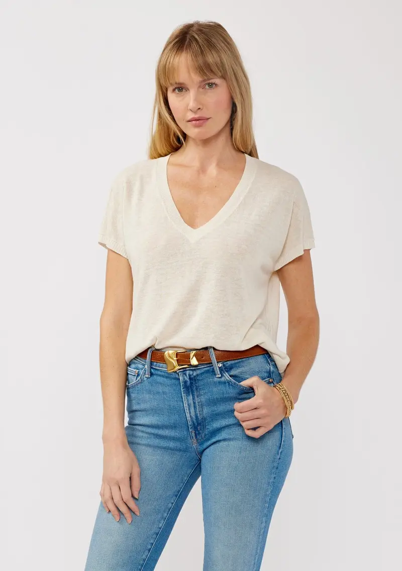 Gabby Linen Tee