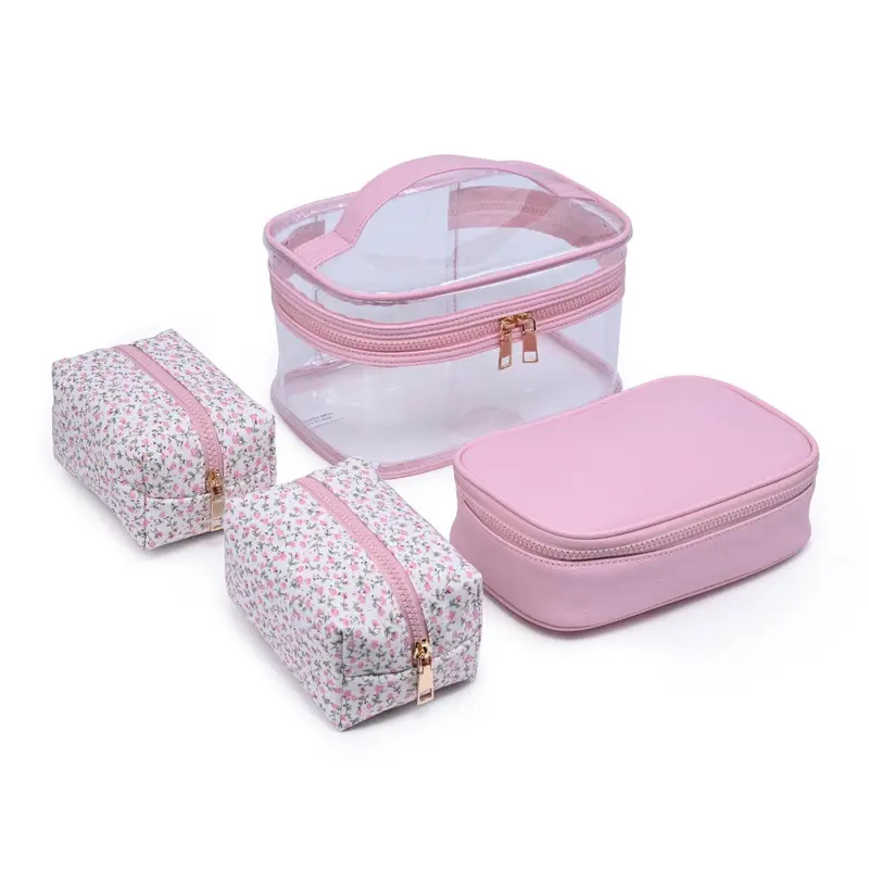 Garden Glow - 4 Piece Train Case Set