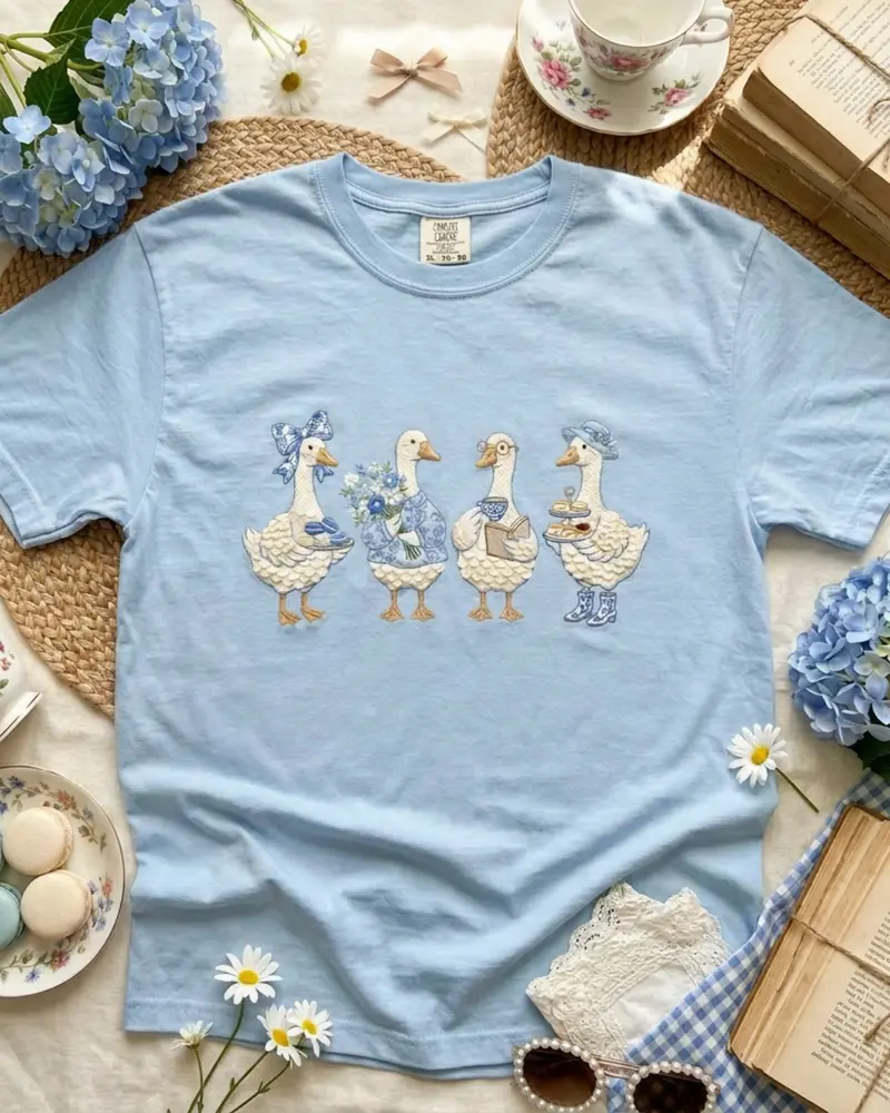 Garden Party Geese
