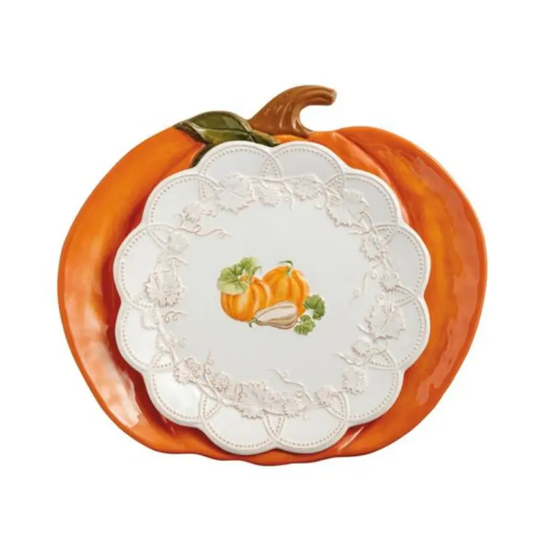 Gather Nested Platter by Mud Pie
