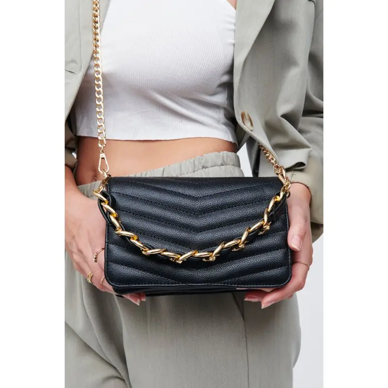 Genny - Chevron Stitch Crossbody