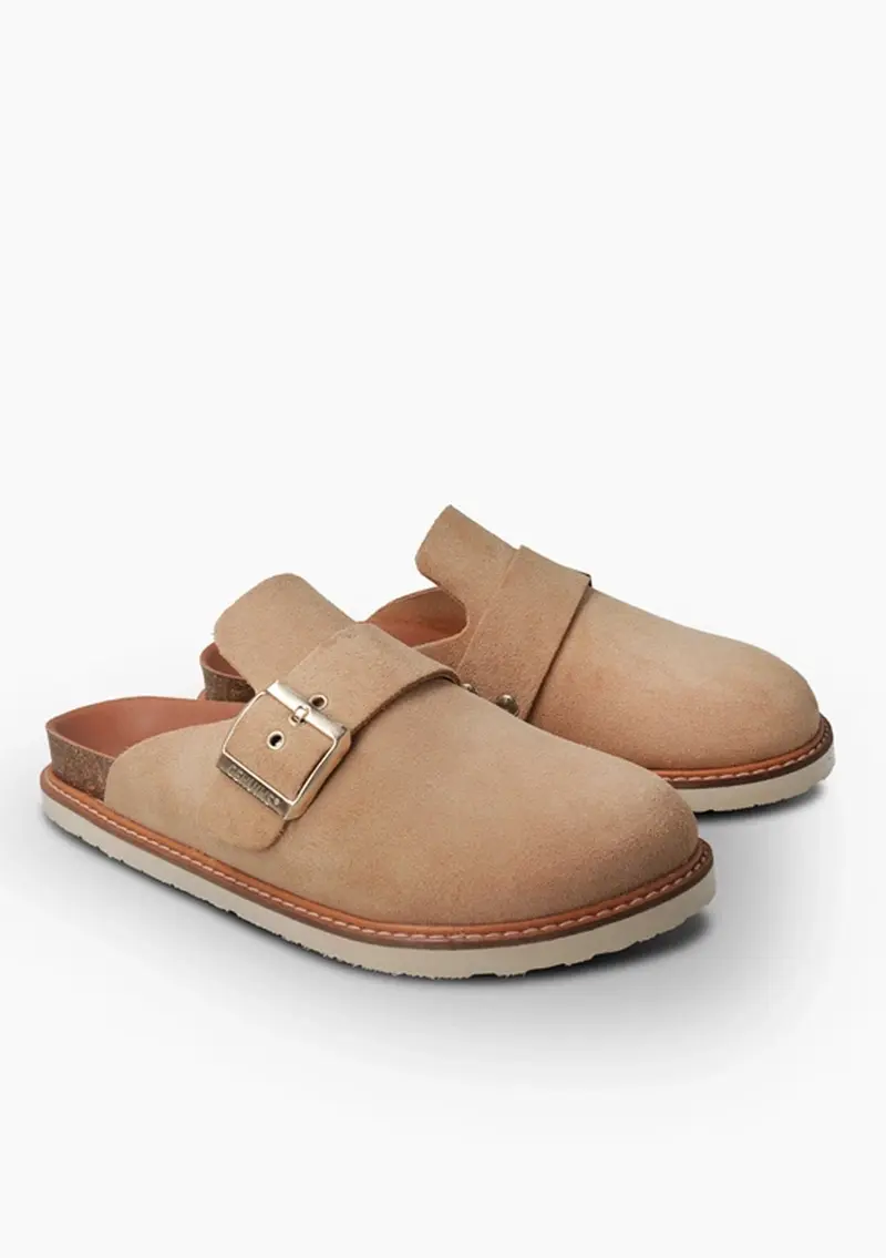 GENUINS Izar Velour Clog