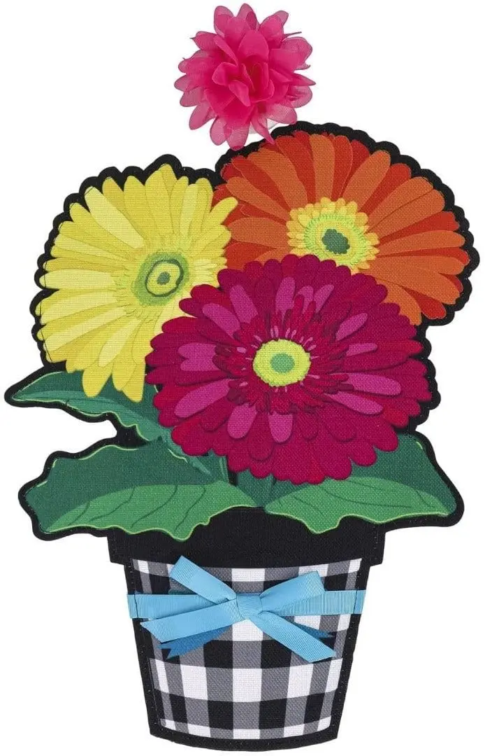 Gerbera Daisy Trio Window Decor