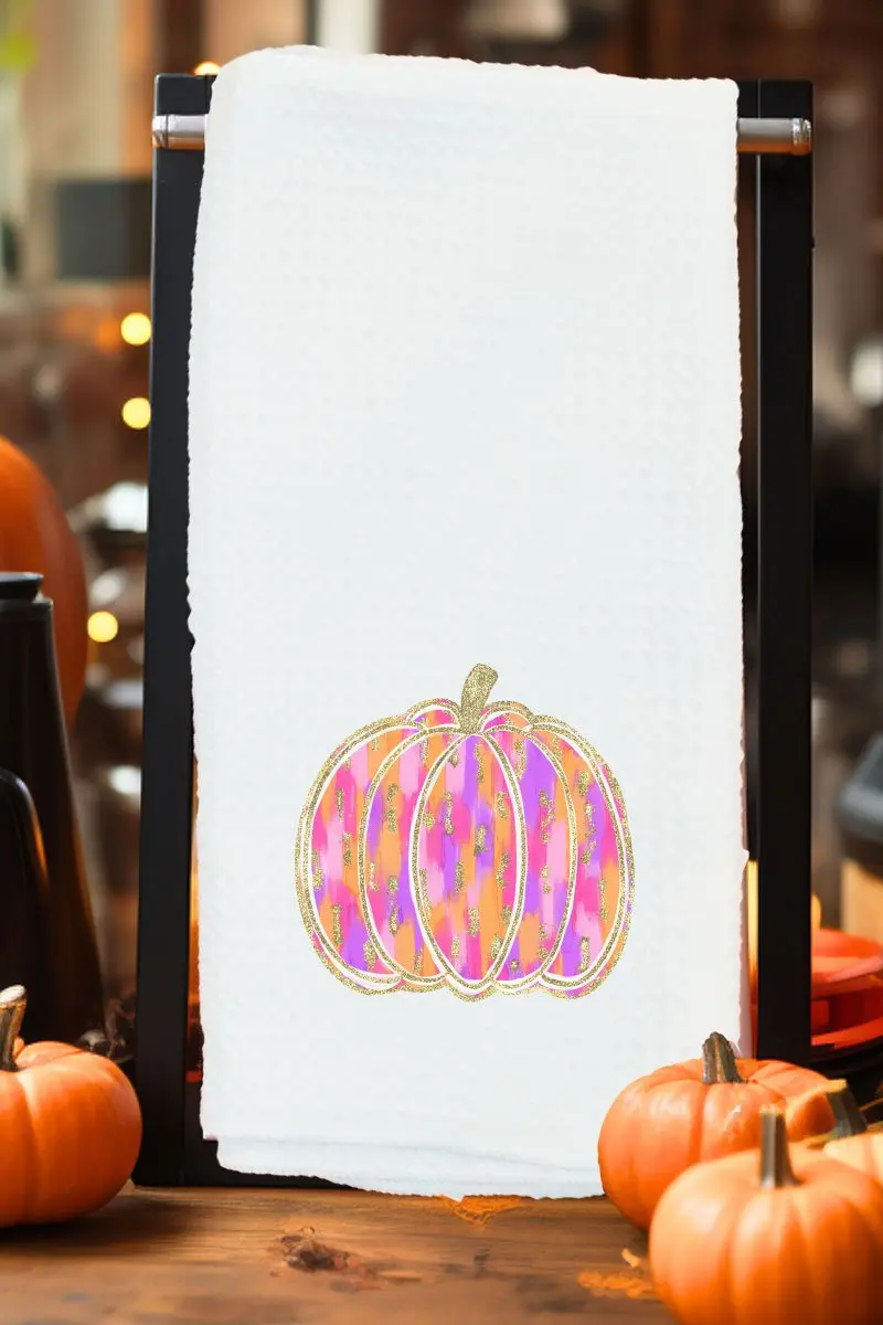 Glamour Gourd Waffle Kitchen Towel