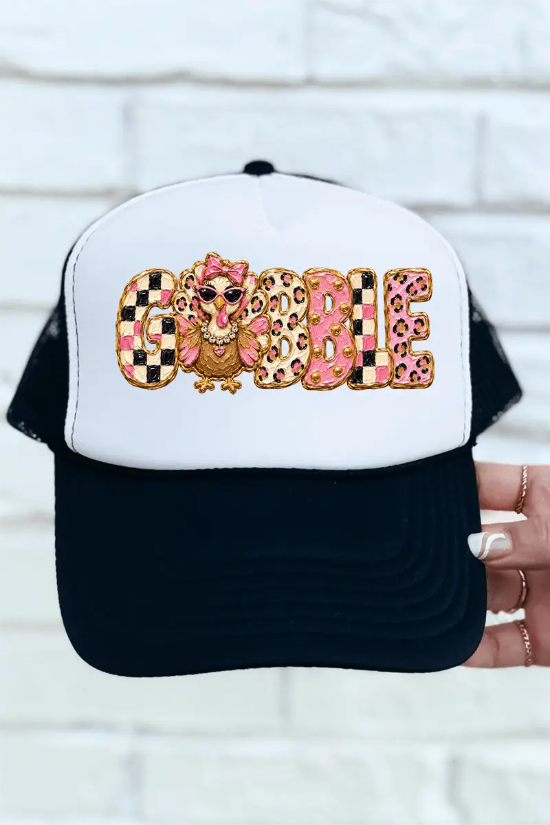 Gobble & Glam Otto Foam Front Trucker Hat