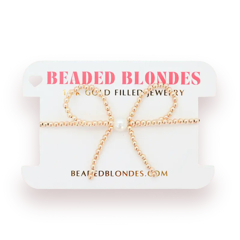 Gold Bow Bracelet
