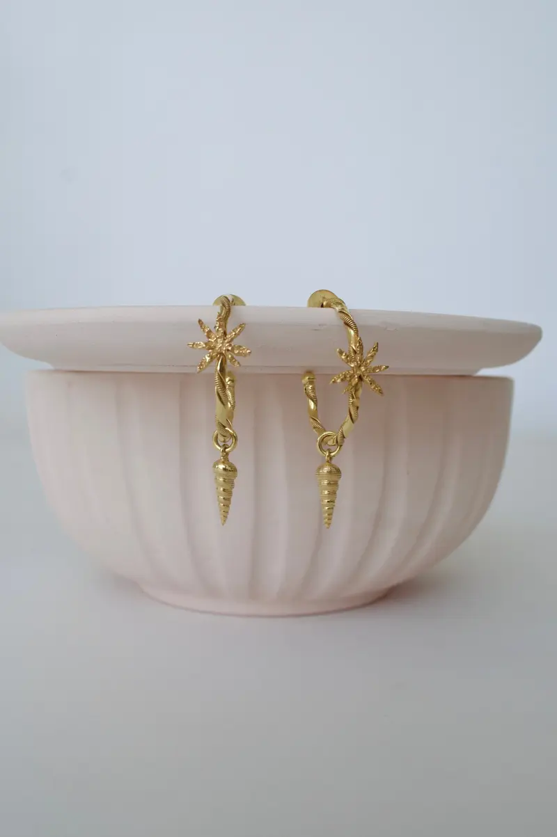 Gold Brass Hoop