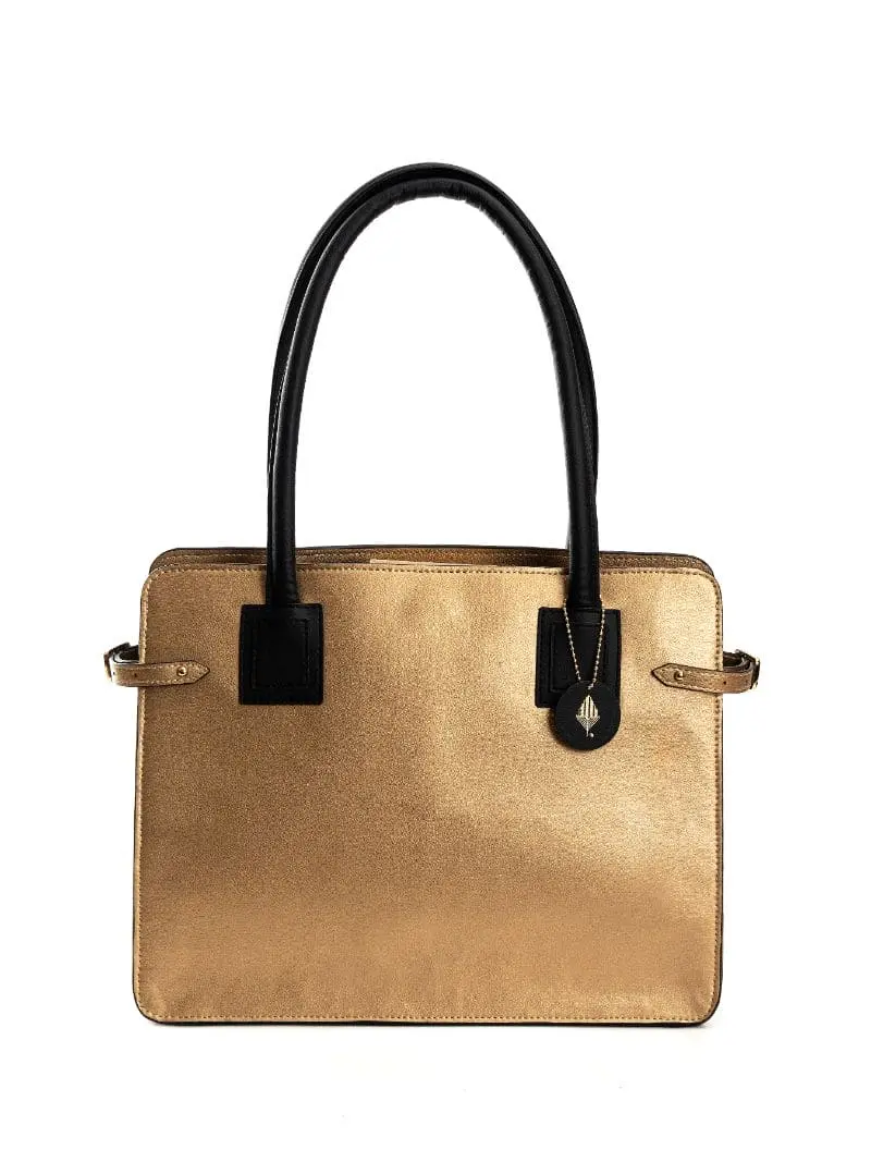 Gold Solid Tote Bag