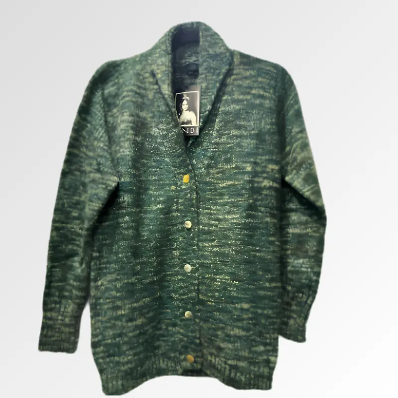 Green Button Down Sweater