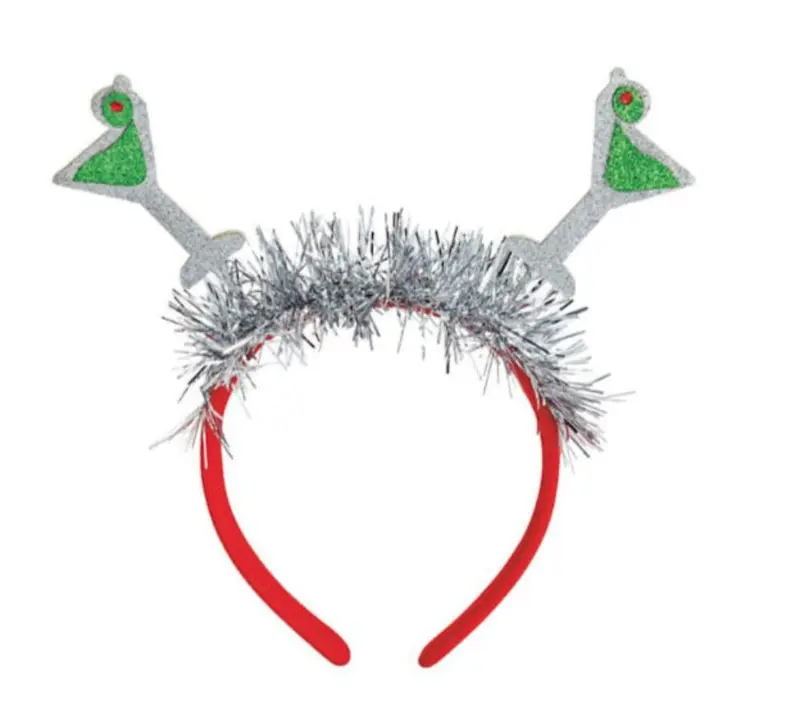 Green Drink Holiday Felt Headband