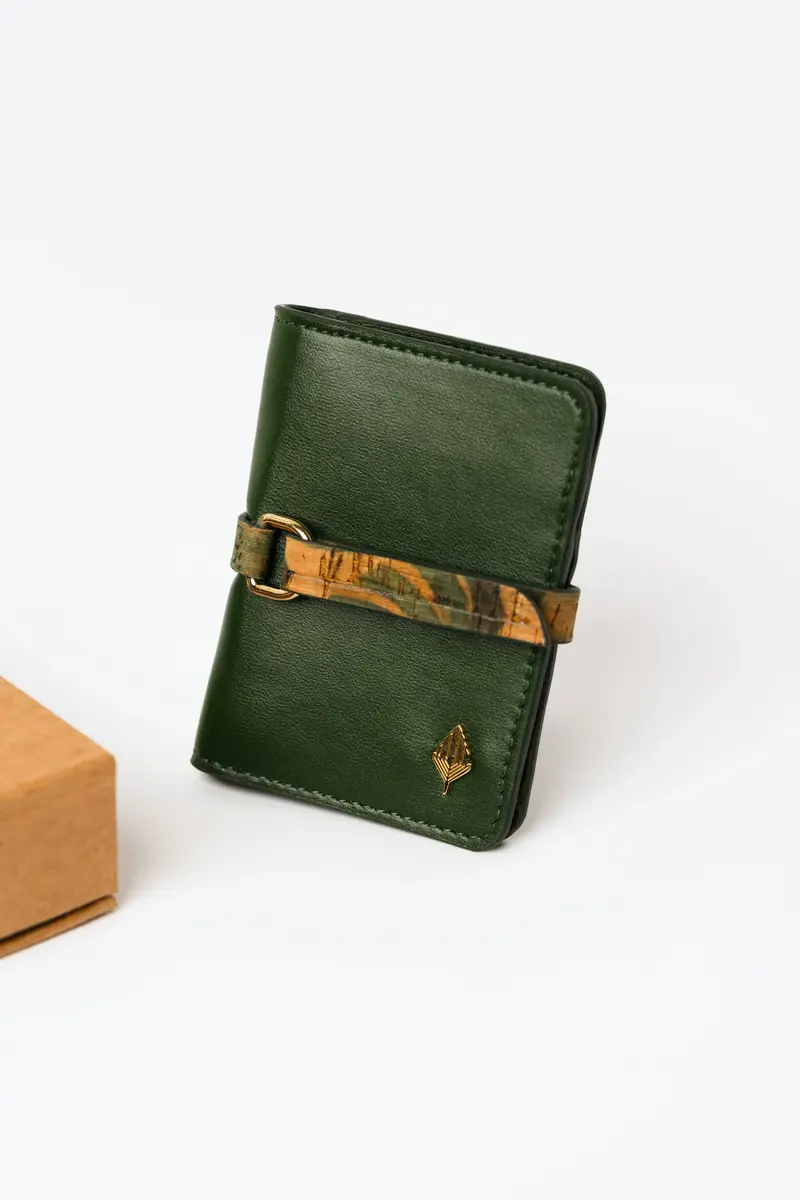 Green Solid Cardholder