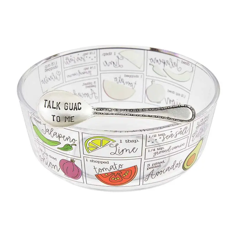 Guac Glass Dip Bowl