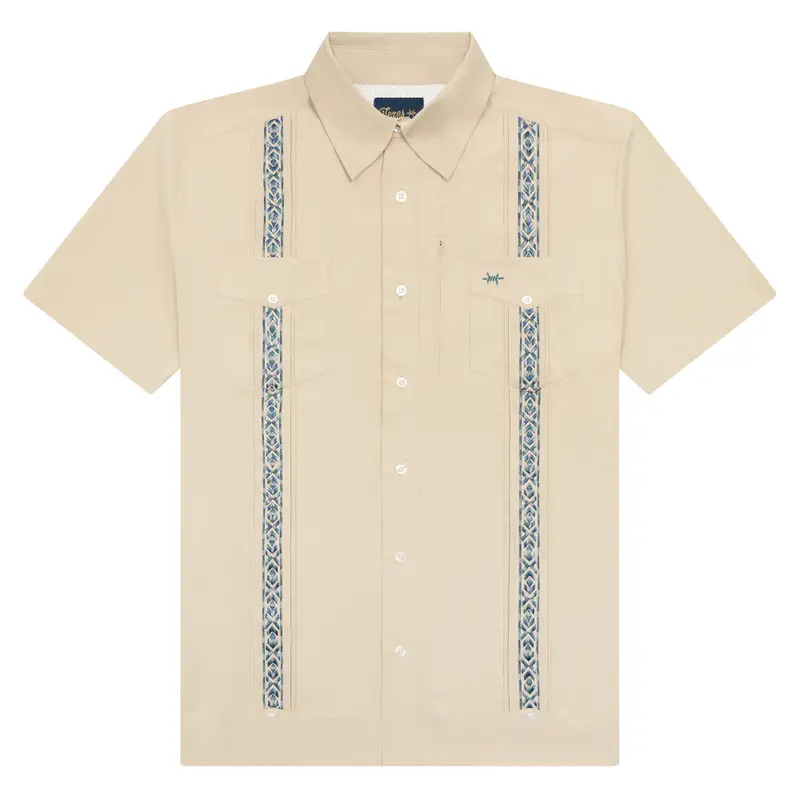 Guayabera Libre in Noche Cuero