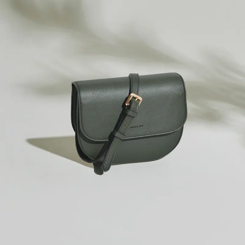 Hamilton Round Cross-body - Dark Green
