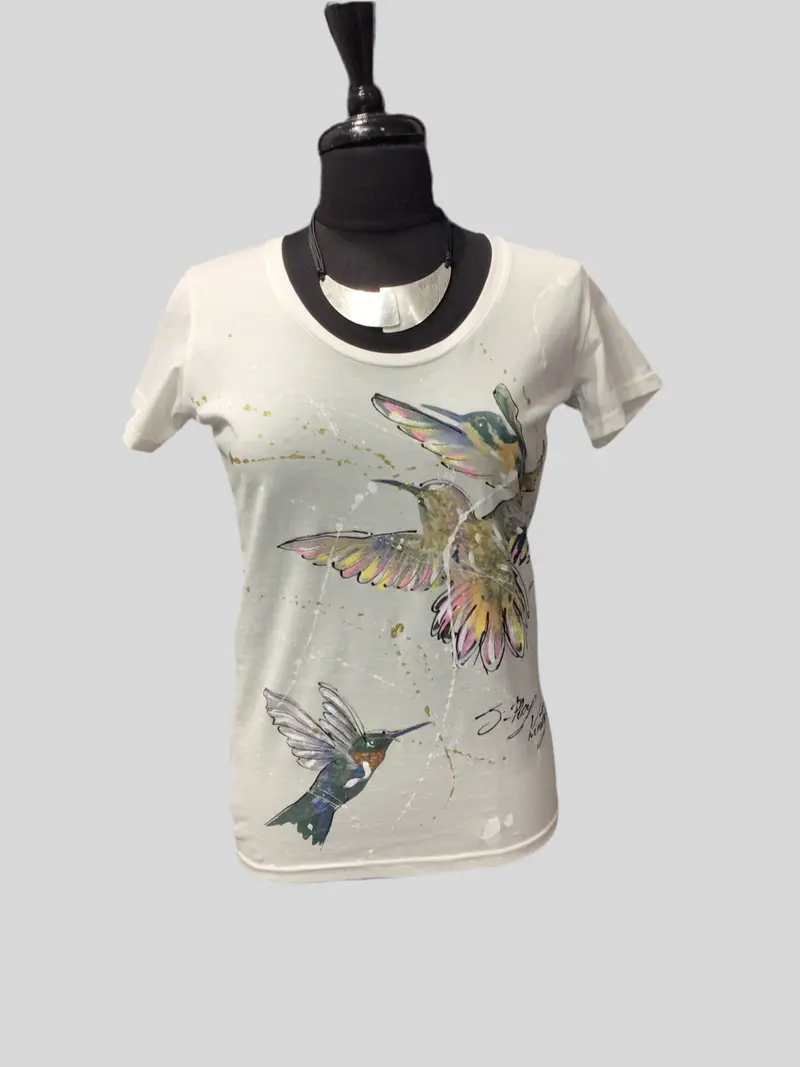 Hand-painted Italian Tee