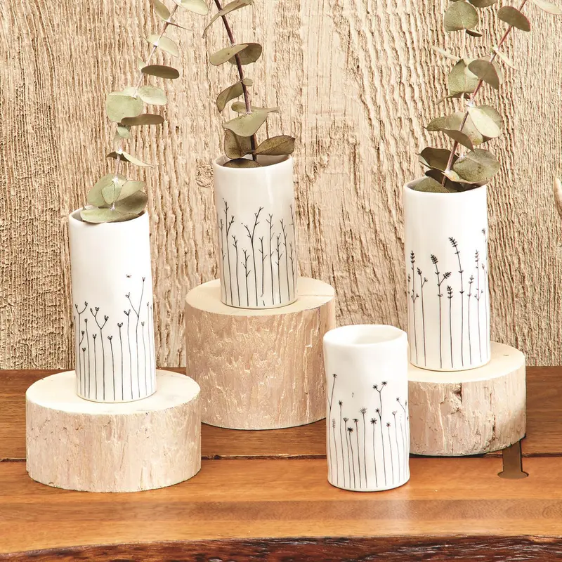Handpicked Organic Shape Vases