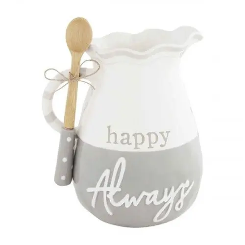 Happy Everything Pitcher Set by Mud Pie