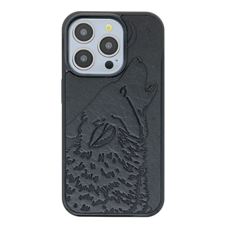 HAPPY EXTRA, iPhone Case, Singing Wolf