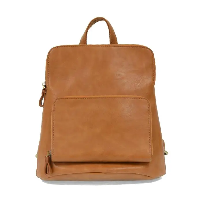 Hazelnut - Vegan Leather Mini Julia Backpack