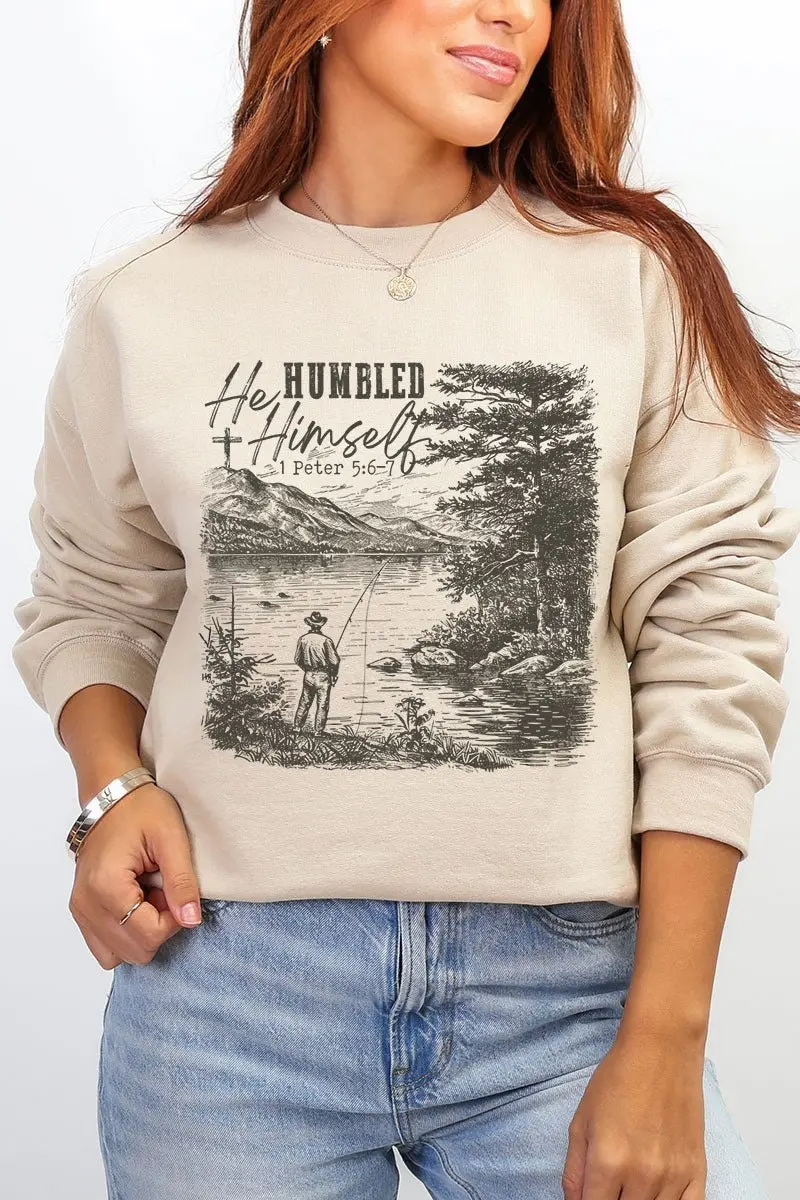 He Humbled Himself Heavy Blend Crew Sweatshirt