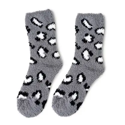 Hello Mello Cat Nap Lounge Socks Gray