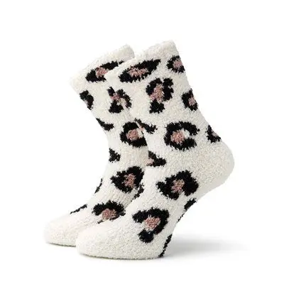 Hello Mello Cat Nap Lounge Socks White