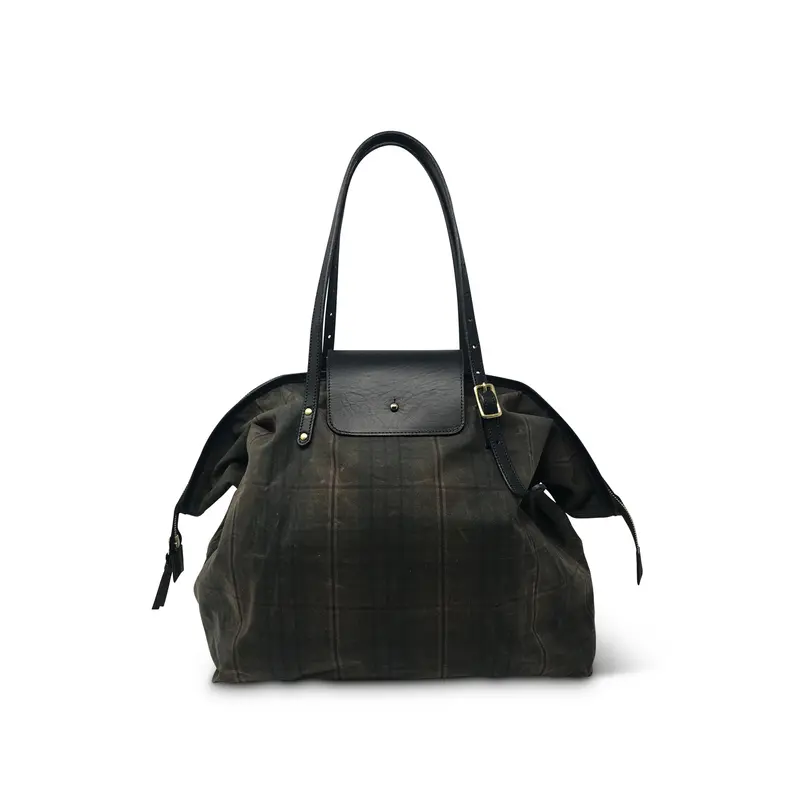 Henley Fold Up Bag - Plaid
