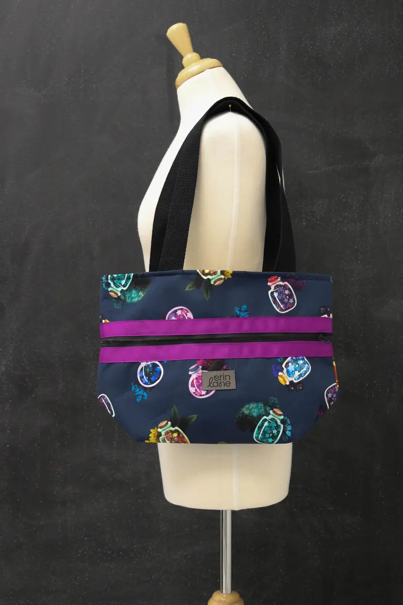 Hidden Potential Expanding Tote Bag in Catch a Falling Star