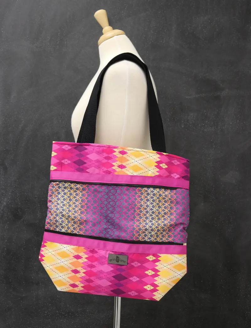 Hidden Potential Expanding Tote Bag in Dawn Combo