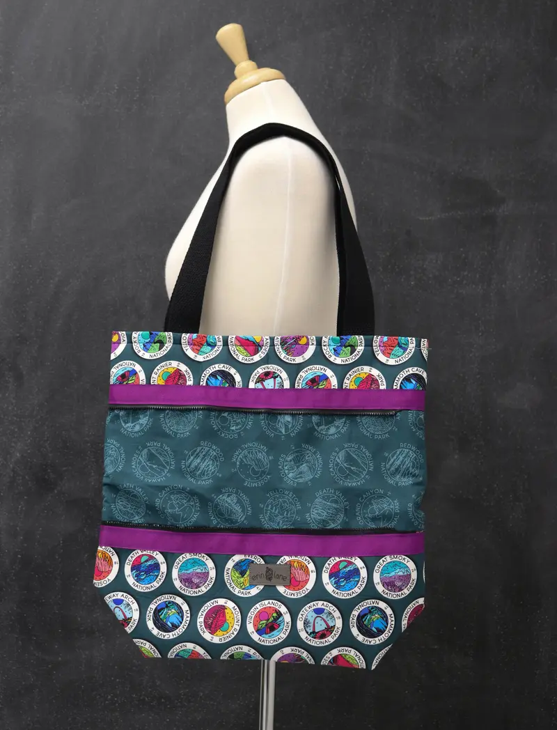 Hidden Potential Expanding Tote Bag in Patch Authority