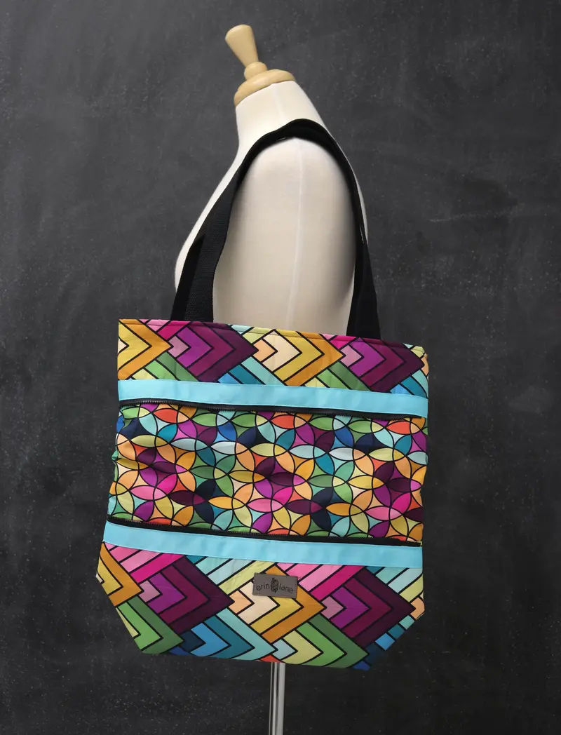Hidden Potential Expanding Tote Bag in Rainbow Connection
