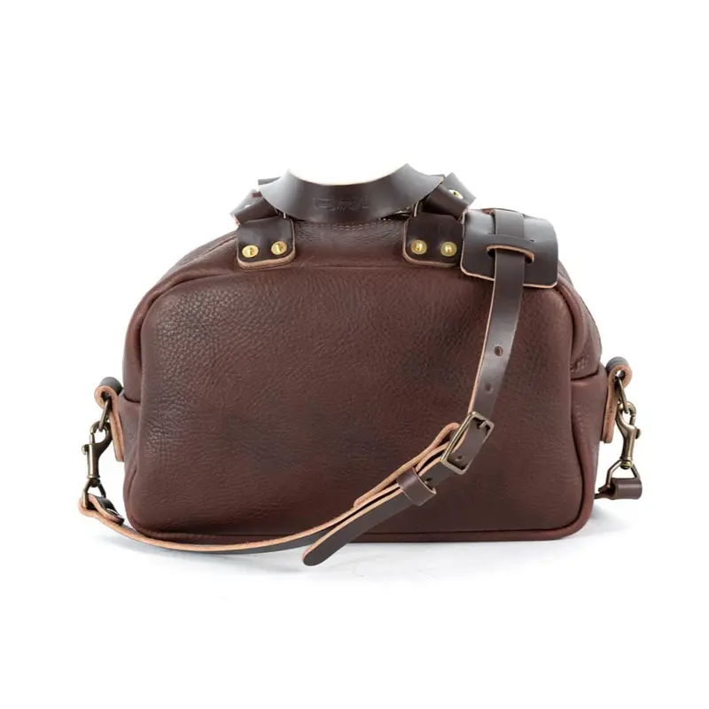 HOFFMAN LEATHER CROSSBODY BAG - MOCHA | MOCHA STRAPS
