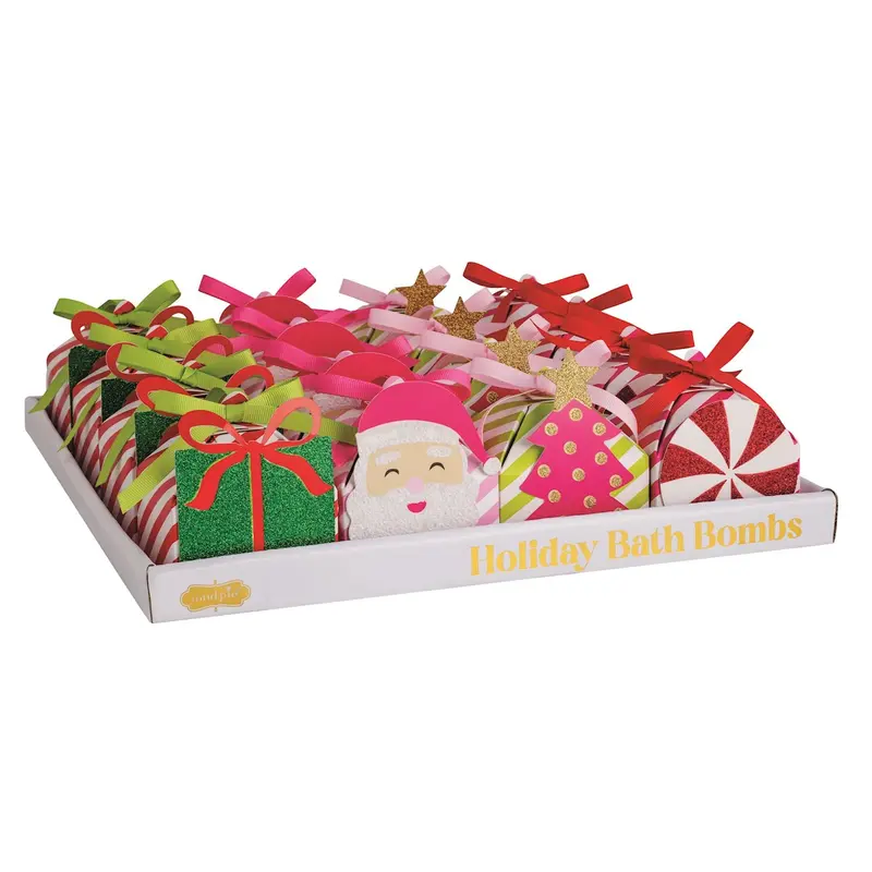 Holiday Bath Bombs by Mudpie
