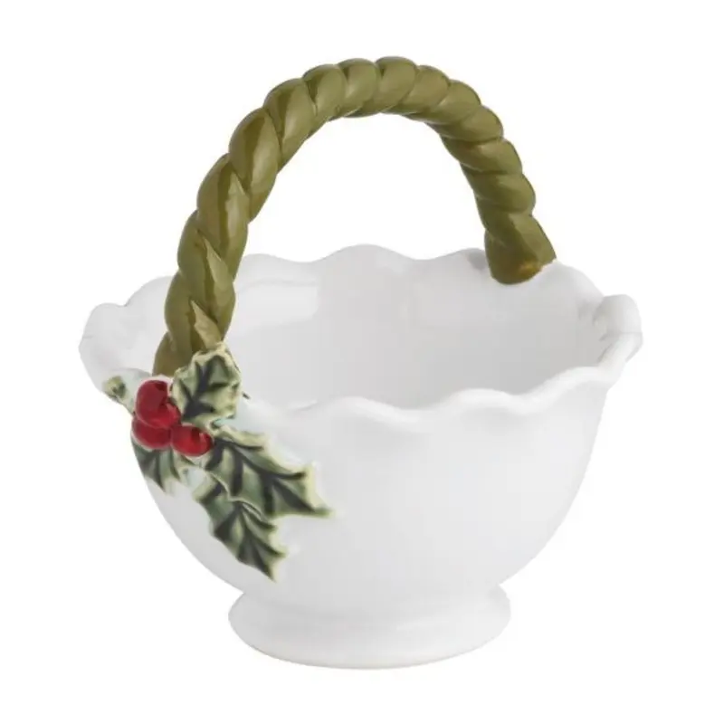 Holly Candy Dish by Mudpie