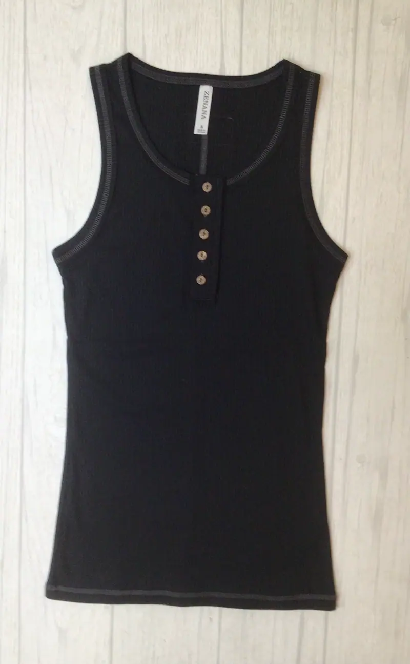 Holly tank-black